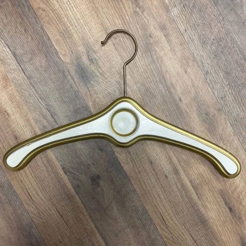 Set of 12 Vintage Nasco wooden Hollywood hangers 60’s Hand Painted